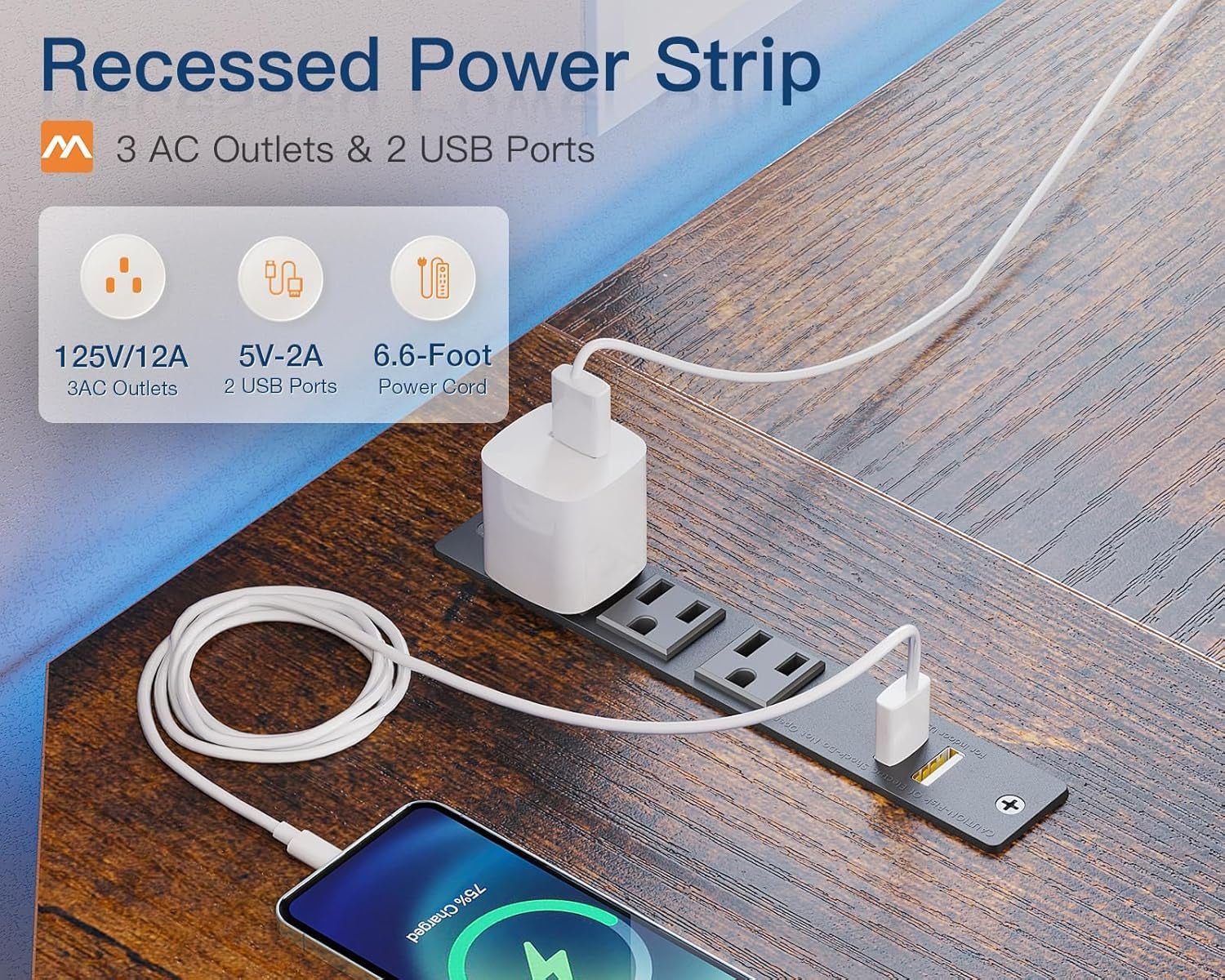 Computer Desk - 66in L