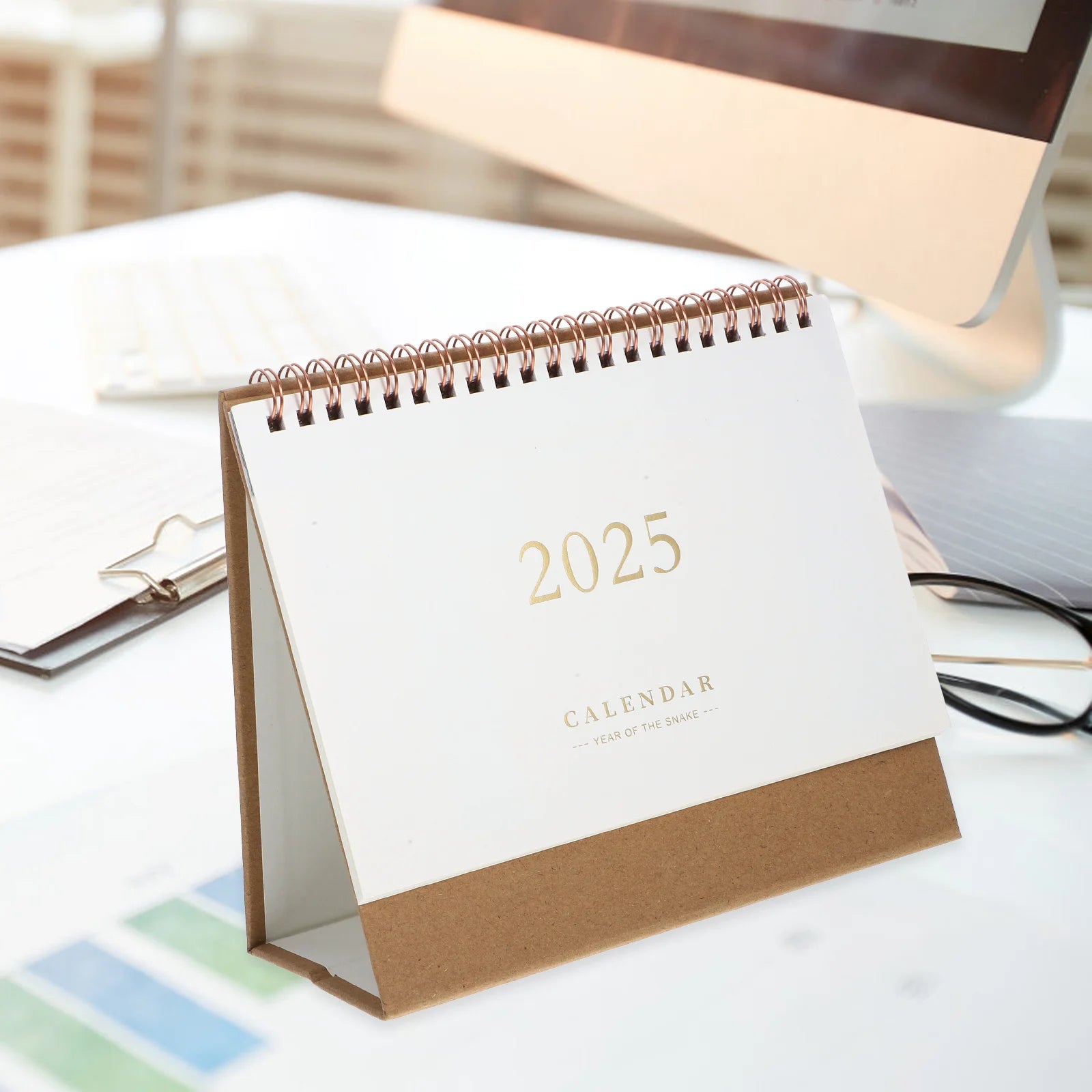 Desk Calendar 2025 Daily Planning Office Accessory St Office Table Paper Month Planner Household Accessory
