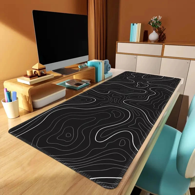 Large Extended Gaming Mouse Pad Topographic