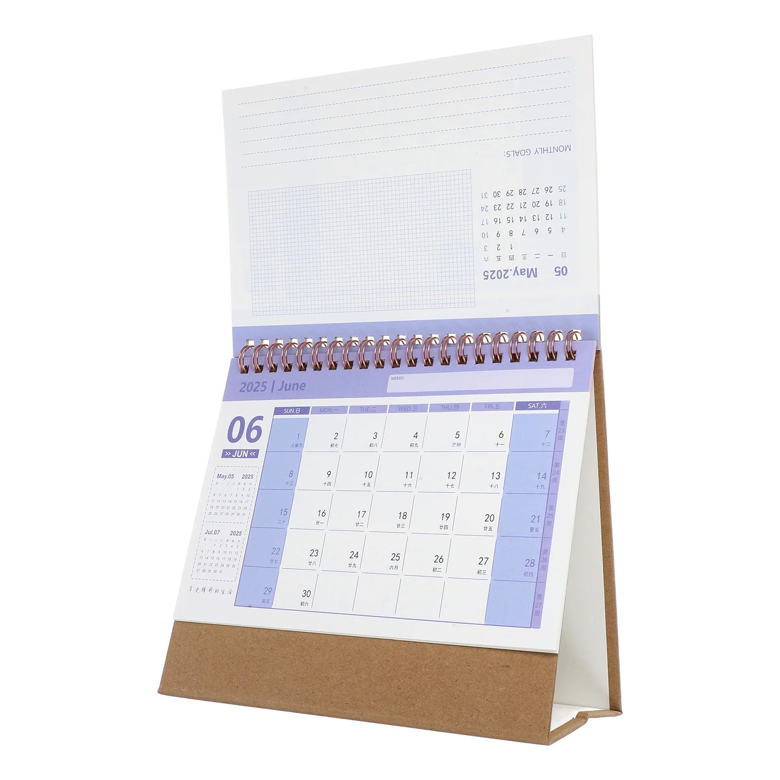 Desk Calendar 2025 Daily Planning Office Accessory St Office Table Paper Month Planner Household Accessory