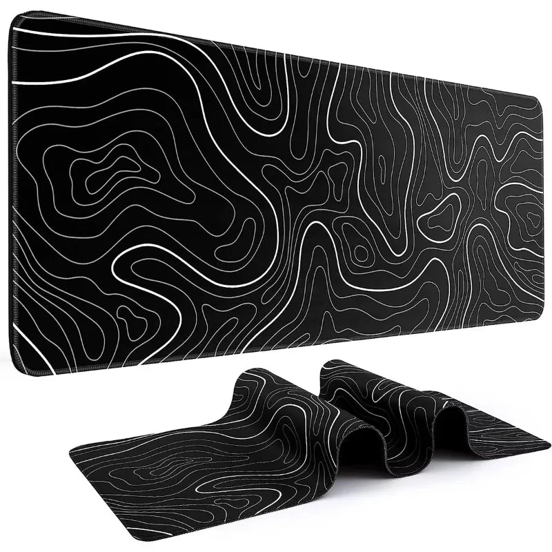 Large Extended Gaming Mouse Pad Topographic