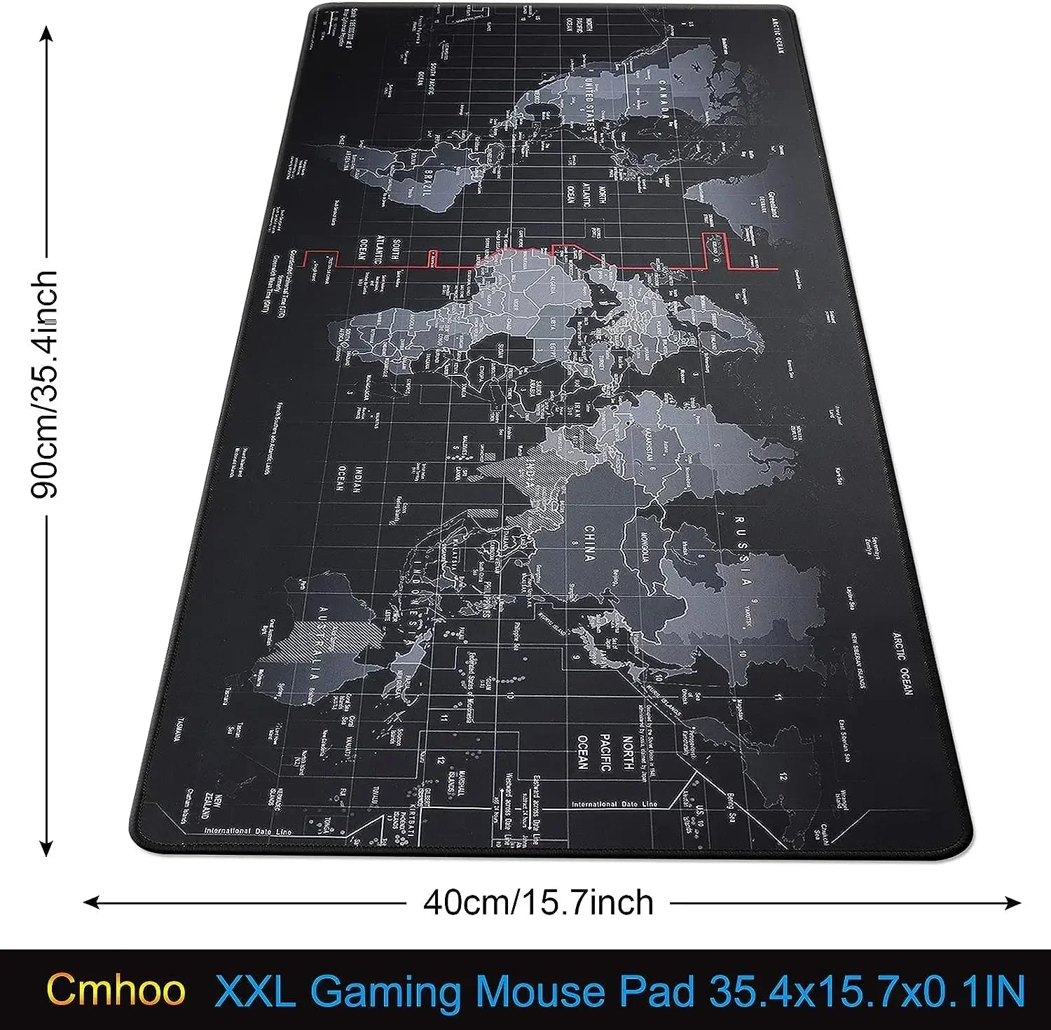 Large Gaming Mouse Pad - Map