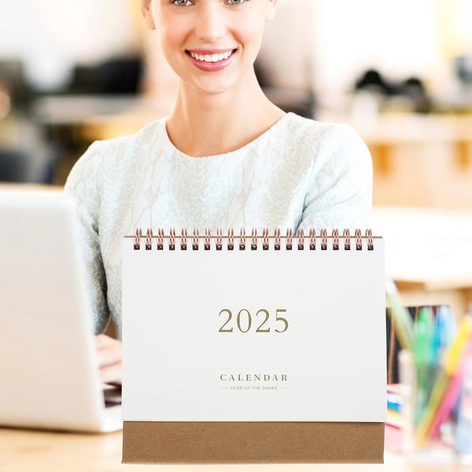 Desk Calendar 2025 Daily Planning Office Accessory St Office Table Paper Month Planner Household Accessory