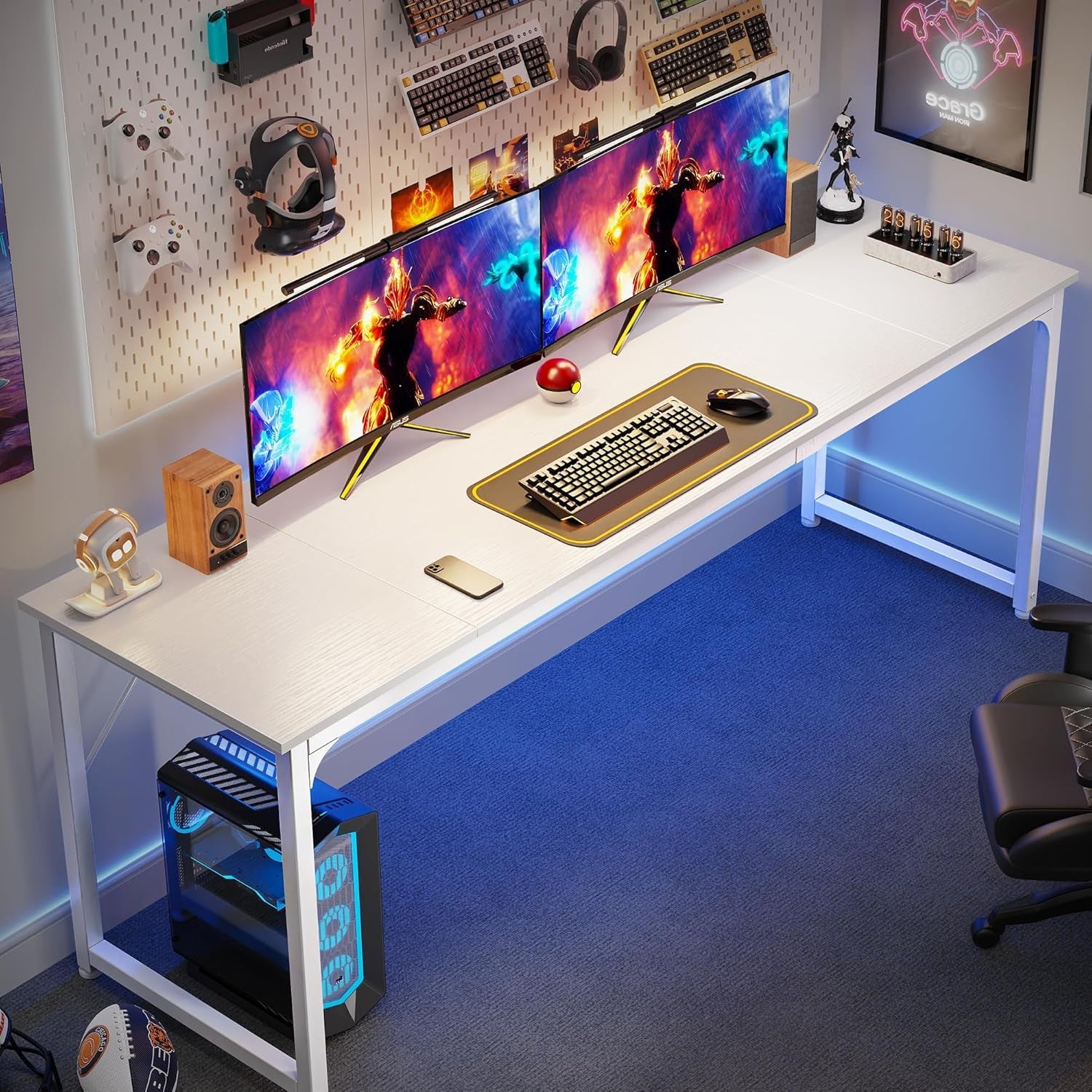 Computer Desk - 80in White