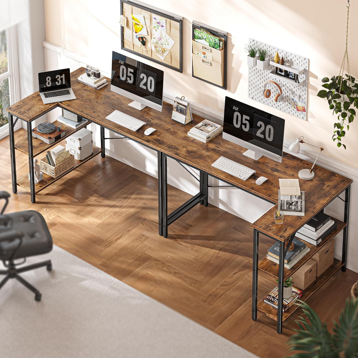 Computer Desk - 47in Rustic